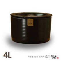 위dmnsu_옹기 항아리 단지 4L 심플 장아찌 국산 가정용 옛날 김치 업소용 고급 장항아리♥sus