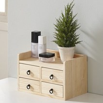 보네르스토리 원목 미니서랍장 2단약장, 레인보우
