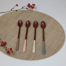 대추나무 옻칠수저 커피 롱티스푼, 티스푼