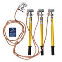 고전압 절연 방전봉 고압 검전기 접지 용구 디스콘봉, 1m 스틱 패키지