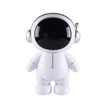 우주선 저금통 인테리어 소품 동전 지폐 보관함, 그레이, 그레이