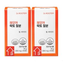 헤모어 락토 철분 비헴철 철분제 2박스 4개월분, 없음