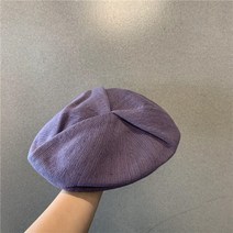 여름 얇은 바렛 여성 통기성 큰 머리 둘레 일본 베레모 모자 한국 야생 모자 여성 화가 모자