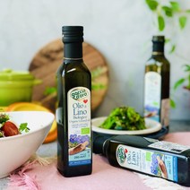 고챠도로 유기농 냉압착 아마씨유 250ml 오메가 3 6 9 오일 드레싱 샐러드, 1개