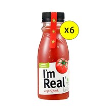 [풀무원] 아임리얼 토마토 (190ml)x6개, 단품, 단품