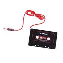 자동차 MP3 변환기 테이프 MP3 음악 어댑터 자동차 테이프 카세트 플레이어, 10x6x1cm, 블랙, 플라스틱