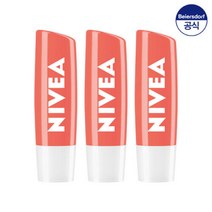 니베아 립케어 피치 샤인 4.8g X 3개