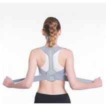 The굿즈 바른자세밴드 교정벨트 굽은등 말린등 어깨펴기 숄더 허리 압박조절벨트, 1개