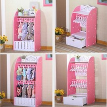 강아지 고양이 옷장 반려견 용품 산책 옷 정리 옷걸이, 퓨어 화이트 + 싱글   불독