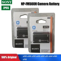 호환제품 원래 소니 NP-FM500H NP 카메라 배터리 A57 A65 A77 A450 A900 A99 F717, 03 2PCS