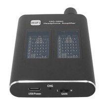 헤드폰 앰프 클래스 a 16-300 옴 hifi 이어폰 3.5mm 잭 aux 전화 음악 플레이어 용 휴대용, 검은색, 01 Black
