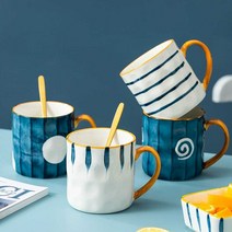 집들이 선물 바다 느낌에 컵 스푼 포함 가능, 4가지 컬러 믹스 앤 매치 트레이