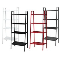 비카 STEEL 대형 선반/수납장/철제/철재/이케아/lerberg/수납장/책장/4단선반, 블랙, 4단선반