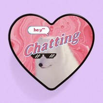 (플라톡) 하트-레트로 시리즈 챗폭스스마트톡 그립톡 휴대폰 스마트톡 자석 스마트톡 만들기 스마트톡케이스 아이폰 케이스 스마트링, 고급형 화이트