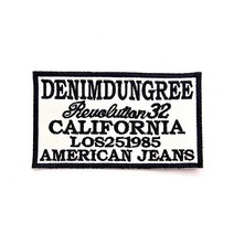 PA0022 캘리포니아 영문자 자수 와펜 리폼 패치