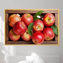 돈들어오는 해바라기 그림 액자 황금 배경 풍수인테리어, 11. 빨간사과 한아름