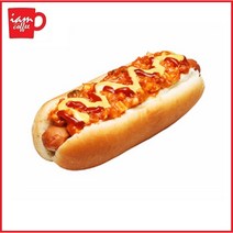 완제 핫도그 미트칠리 130g /맥모닝/핫도그/핫도그/빵, 1개