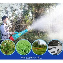 충전식 경량 전동 텃밭 농약 분무기 방역소독 농약살포기 자동 대용량, 특대 분무기