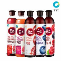 청정원 [청정원] 자연발효초 홍초 900ml 5종 2개 골라담기, 석류 900ml + 석류 900ml