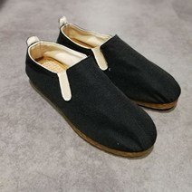 남성 린넨 슬립온 여름 일본식 복고풍 차이나 무지 심플 신발 바람막이 발뒤꿈치