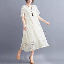 베리위시 릴라 라운드 레이스롱원피스