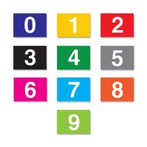 숫자띠라벨-창원(필름지) 도서관 도서분류 숫자 스티커, 5기술과학
