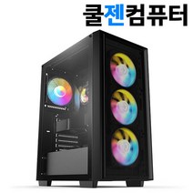 쿨젠컴퓨터 게이밍 컴퓨터 조립PC 윈도우11 탑재 배그 롤 발로란트 오버워치2 서든 로스트아크 검은사막 디아블로 스팀 게이밍PC 게임용 데스크탑 본체, 풀세트04) 13700KF / 4070Ti / 32GB