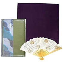 다도 처음 세트 기본 3점 남성용 茶道 初めてセット 基本3点 男性用 帛紗（紫） 友禅袋入懐紙 扇子…