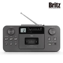 브리츠 Britz BZ-LX50BT 휴대용 블루투스 카세트 CD 플레이어