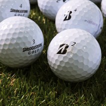 브리지스톤 화이트볼 로스트볼 A-급 10개/B9503W 스코어카드 증정, 10개, 1개입