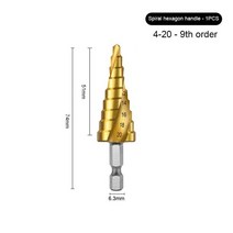 삼각형 티타늄 드릴 스텝 3-12mm 4-12mm 4-20mm 4-32mm hss 코팅, 4-20