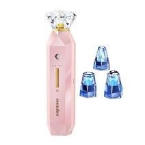 Electric Blackhead Remover Pore Vacuum 3 Probes Upgraded Suction Power Face Cleaning Tool Sucker for, [02] 분홍색