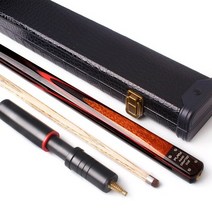 Fury bt series handmade snooker cue stick with case extension ash shaft stainless joint inlay butt b, 11.5mm, bt-1 with 블랙 case