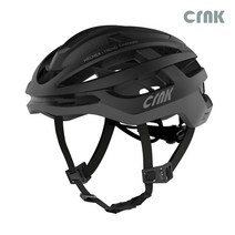 CRNK 크랭크 헬머 자전거헬멧 로드 어반 MTB 전기자전거 전동킥보드, 블랙(무광)-M