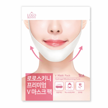 팩 리프팅 프리미엄 로로스키니 하이드로겔 브이라인 v 턱 LS0124, 브이라인팩(핑크)/1팩