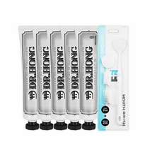 닥터홍 레인보우 미백치약 150g 5개 세트(브러쉬 1개 증정), 미백치약 5개세트(브러쉬 1개증정)