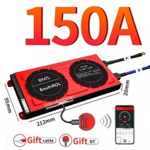 스마트 BMS 4s Lifepo4 블루투스 Lipo 4S ~ 24S 80A 250A USB UART 솔라 시스템 스토리지 배터리 Balanceador de Bateria, Li-ion 17S 60V BT, 150A
