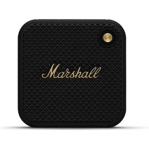 Marshall(마샬) 윌렌 휴대용 블루투스 스피커 - 블랙/브라스, 기본