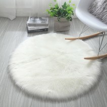 미니러그 사계절 동그란 거실 원형 러그 극세사 침실 카페트 먼지없는 논슬립 매트