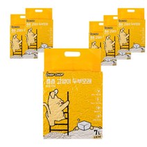 춉춉 고양이 두부모래 7L 6개, 1박스, 오리지날