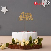 파티해 파티 케이크 토퍼&픽, C07_펠트토퍼(1stBIRTHDay)