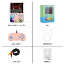 가정용오락기 오락실게임기 레트로 고전 휴대용 미니 1인용 2인용 추억의 옛날 게임기, box-pk가 있는 2인용