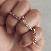 자수정 반지 원석 유색 보석 천연석 회전식 천연 크리스탈 스톤 손으로 상처 스트레스 릴리 버 링 트렌드 미적 보헤미안 빈티지 여성 비정상적인