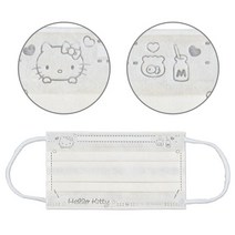 산리오 정품 헬로 키티 성인용 마스크 10P