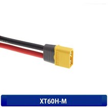 드론 10cm/20cm/30cm/50cm/1m XT60 플매트 카펫 러그 암/수 커넥터 RC Lipo 배터리 케이블 용 12AWG 실리콘 와이어 포함, [07] 20cm XT60M