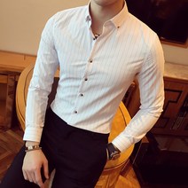 스몰 사이즈 작은 남자 셔츠 반팔 긴팔 남방 XS 스트라이프 정장 와이셔츠 세로 줄무늬 타이트