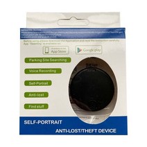 어질리티 훈련 행동교정 버튼 클릭커 미니 강아지 GPS 블루투스 5.0 트래커 분실 방지 장치 라운드 애완 동물 키즈 가방 지갑 추적 스마트 파인더 로케이터, [02] BK