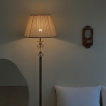 스테이 크리스탈 장스탠드 패브릭 갓 거실조명