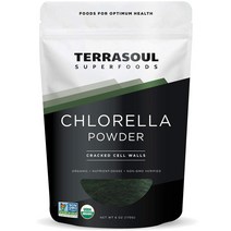 Terrasoul Superfoods 테라소울 슈퍼푸드 클로렐라 파우더 6oz(170g)
