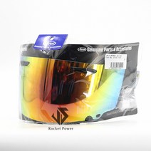 아라이 arai RX7X 헬멧 렌즈 쉴드 바이저 안티포그, VZ 하프 헬멧 도금 블루 렌즈